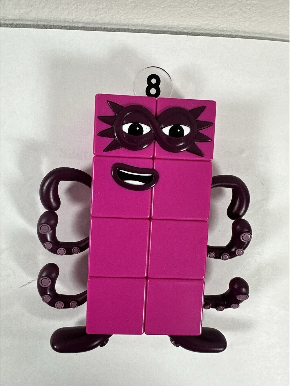 Numberblocks Eight Mathematics Toy Figure Purple for Ages 4-7 & 8-11 Years